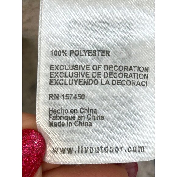 LIV Sherpa Fleece Pullover Jacket Women M Pink Green Navy 1/4 Zip Speckled  Logo - Picture 6 of 16